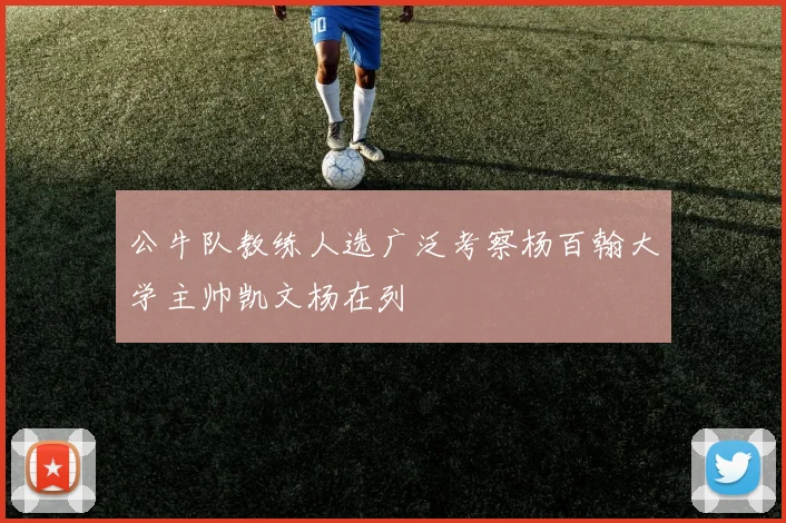 公牛队教练人选广泛考察杨百翰大学主帅凯文杨在列